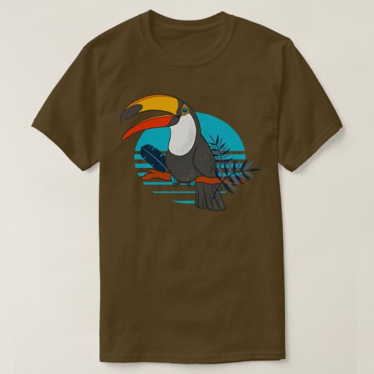 Toucan Bird Tropical Rainforest Animal T-shirt (Design voorkant)
