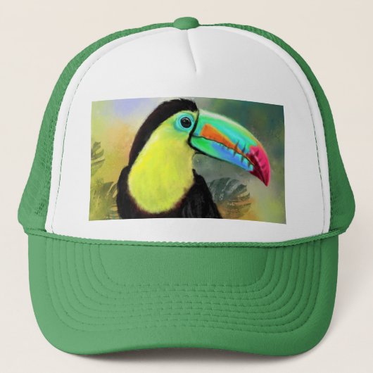 Toucan Bird Trucker Hat Toco Pet (Voorkant)