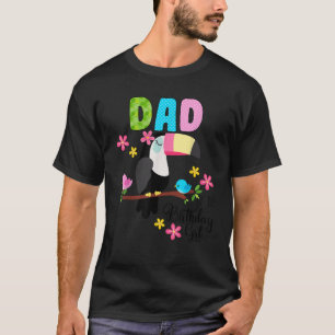 Toucan Birthday Dad of the Birthday Girl Tropical T-shirt