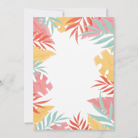 Toucan Birthday Invitation Brothers Boy Twocan Kaart (Achterkant)