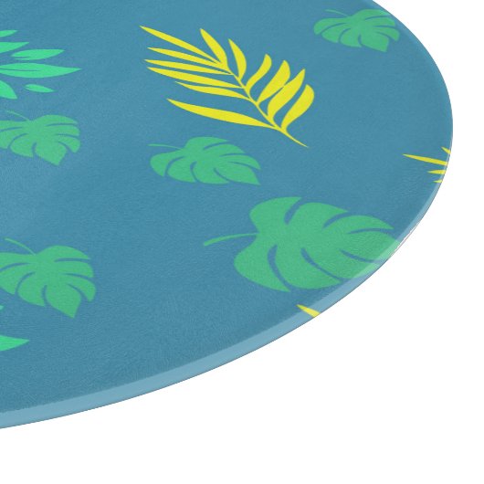 Toucan Blue en Green Tropical Rainforest Snijplank (Hoek)