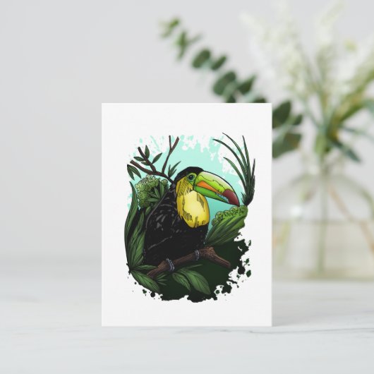 Toucan Briefkaart (Staand voorkant)