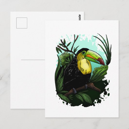 Toucan Briefkaart (Voorkant / Achterkant)