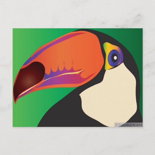 TOUCAN BRIEFKAART (Voorkant)