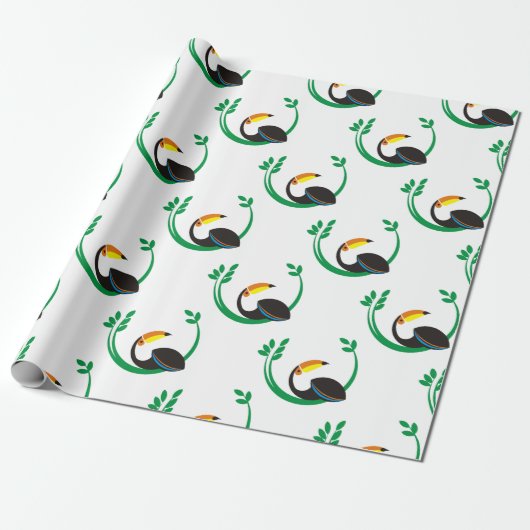 Toucan Cadeaupapier (Uitgerold)