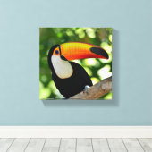 Toucan Canvas Afdruk (Insitu (Houten vloer))