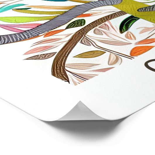 Toucan Costa Rica Design Poster (Hoek)