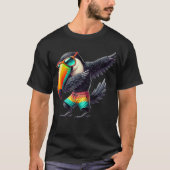 Toucan Dabbing Swimming Pool Beach Vacation Tropic T-shirt (Voorkant)