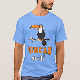 Toucan Do It Vogelkijker Kijken Retrooucans jongen T-shirt