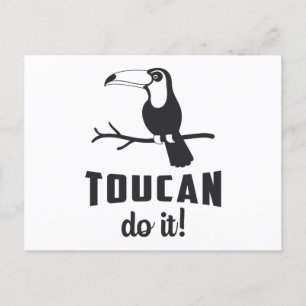 Toucan Doe Het Vogelwaarnemer Kijken Grappige Touc Briefkaart