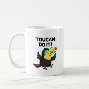 Toucan doen het grappige positieve vogel woordspel koffiemok