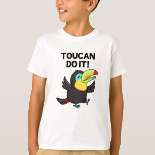 Toucan doen het grappige positieve vogel woordspel t-shirt