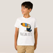 Toucan doet het, leuke grappige toucan voor kinder t-shirt (Voorkant volledig)