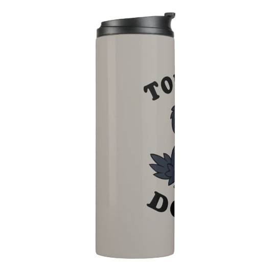 Toucan doet het thermosbeker (Gedraaid links)