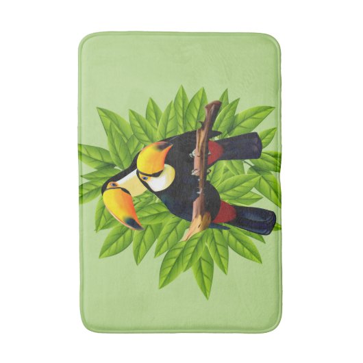 Toucan Duo Green Badmat (Voorkant Verticaal)