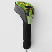 Toucan Duo Green Golfheadcover (Schuin)
