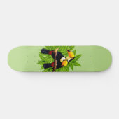 Toucan Duo Green Persoonlijk Skateboard (Horizontaal)