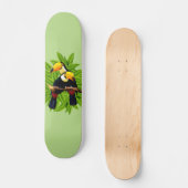 Toucan Duo Green Persoonlijk Skateboard (Voorkant)