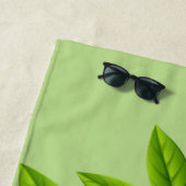 Toucan Duo Green Strandlaken (In situ)