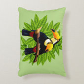 Toucan Duo Groen Accent Kussen (Voorkant(Verticaal))