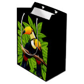 Toucan Duo Medium Cadeauzakje (Achterkant Gekanteld)