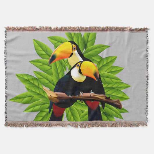 Toucan Duo Silver Deken (Voorkant)