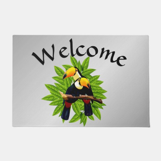 Toucan Duo Silver Deurmat (Voorkant)