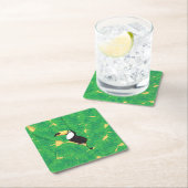 Toucan- en banaanbladeren kartonnen onderzetters (Insitu)