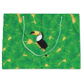 Toucan- en banaanbladeren large cadeautasje (Voorkant)