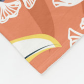 toucan en oerwoud naadloos patroon fleece deken (Hoek)