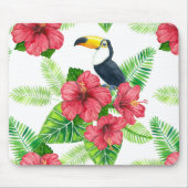 Toucan en tropical bouquet muismat (Voorkant)