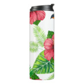 Toucan en tropical bouquet thermosbeker (Gedraaid links)