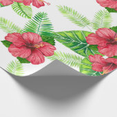Toucan en tropical bouquet wrapting paper cadeaupapier (Hoek)