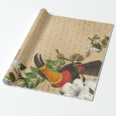  Toucan en tropische ventilator Cadeaupapier (Uitgerold)