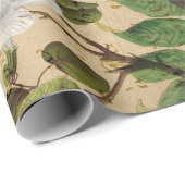  Toucan en tropische ventilator Cadeaupapier (Rol Hoek)