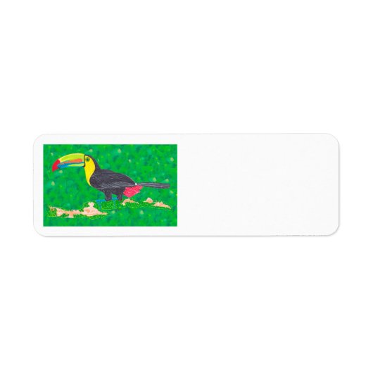 TOUCAN ETIKET (Voorkant)