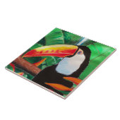 Toucan Exotic Wildlife Bird Portret Tile Artwork Tegeltje (Zijkant)