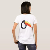 Toucan Exotisch Oerwoud Vogel Dames T-Shirt Top Sh (Achterkant volledig)