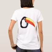 Toucan Exotisch Oerwoud Vogel Dames T-Shirt Top Sh (Achterkant)