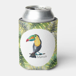 Toucan Exotische Waterverf Illustratie Blikjeskoeler