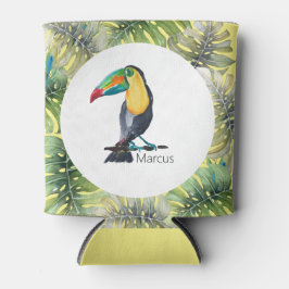 Toucan Exotische Waterverf Illustratie Blikjeskoeler