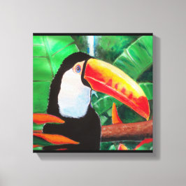 Toucan Exotische Wildlife Bird Wrapped Canvas Art
