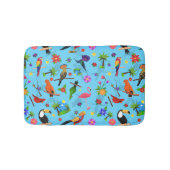 Toucan Flamingo and Arara Seamless Birds Pattern Badmat (Voorkant)