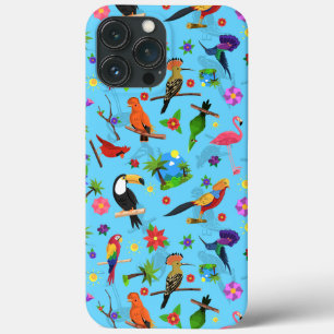 Toucan Flamingo and Arara Seamless Birds Pattern Case-Mate iPhone Case