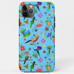 Toucan Flamingo and Arara Seamless Birds Pattern Case-Mate iPhone Case