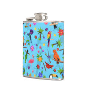 Toucan Flamingo and Arara Seamless Birds Pattern Heupfles (Links)