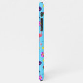 Toucan Flamingo and Arara Seamless Birds Pattern iPhone Hoesje (Linkerkant)