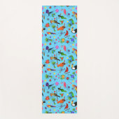 Toucan Flamingo and Arara Seamless Birds Pattern Yogamat (Voorkant)