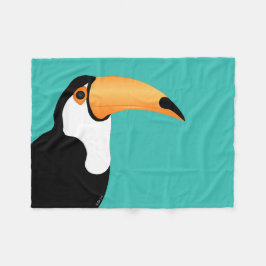 Toucan Fleece Blanket Deken