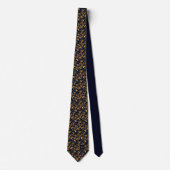 Toucan Foliage on Navy Blue Stropdas (Voorkant)